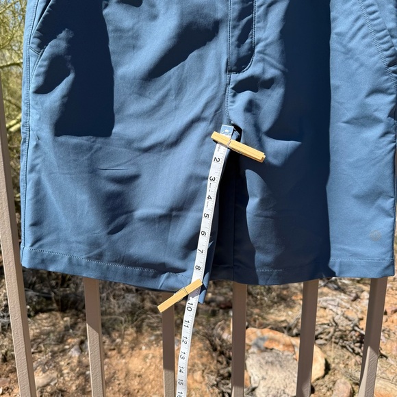 NWOT Mondetta Men’s Outdoor Project Tech Shorts Size 32 Color Slate Blueish - Picture 8 of 10